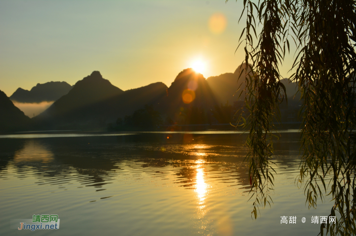 龙潭河的夏日之晨 - 靖西网