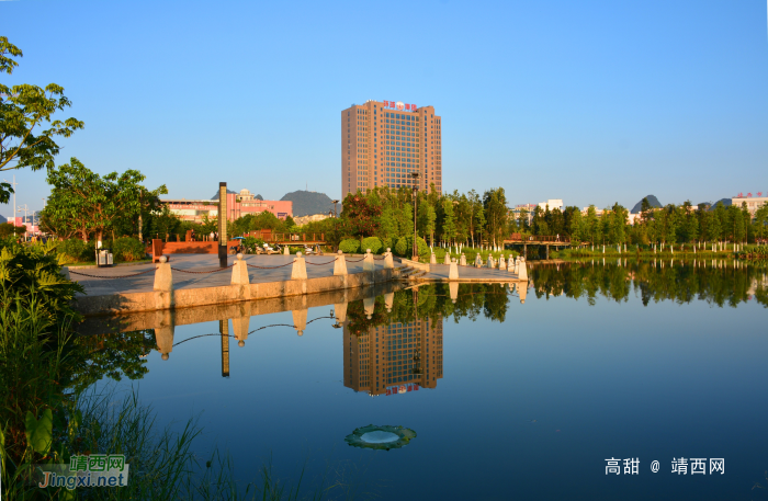 龙潭河的夏日之晨 - 靖西网