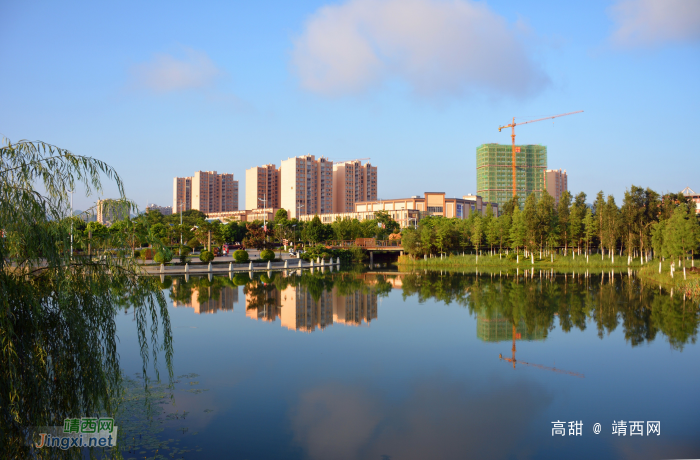 龙潭河的夏日之晨 - 靖西网