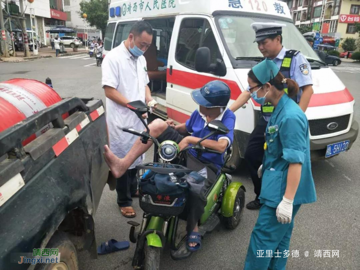 靖西环球路口，这一撞真的不得了！ - 靖西网