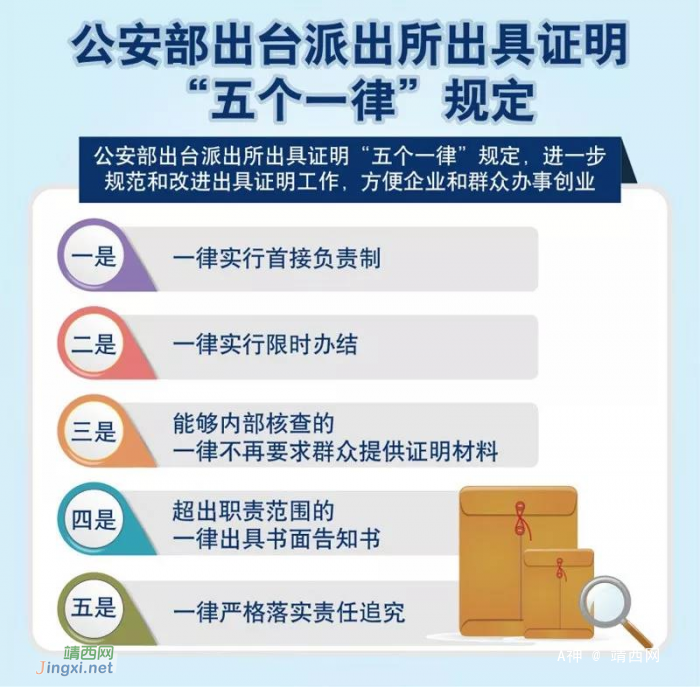 公安部出新规，派出所开证明一律这么做...... - 靖西网