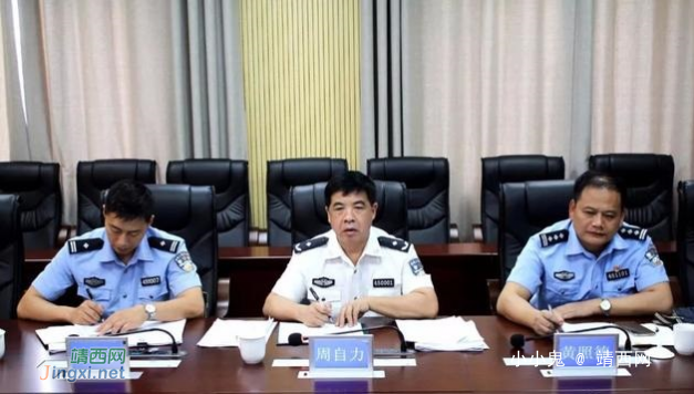 自治区检察院法警总队长周自力到靖西调研法警工作 - 靖西网