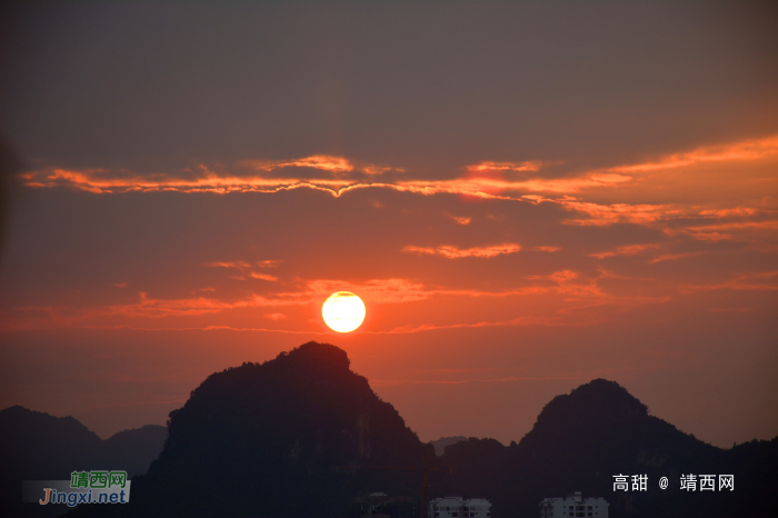 太极山上看日出 - 靖西网