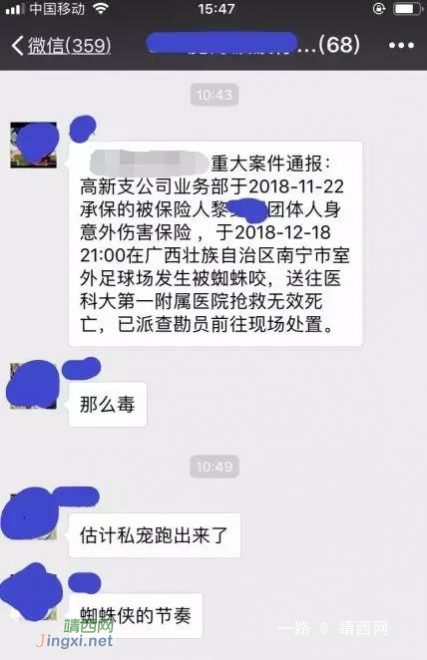 【辟谣】网传南宁一男子被蜘蛛毒死，医院医生提醒…… - 靖西网