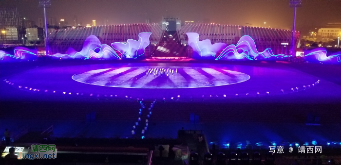 ■第十四届广西区运会开幕式在百色市体育中心梦幻上演；靖西元素亮眼。■ - 靖西网