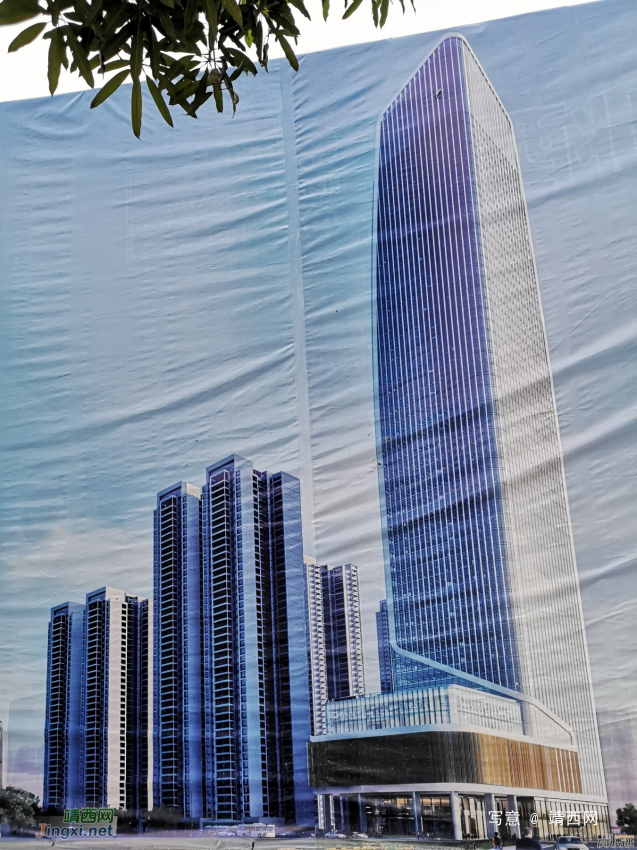 广西将又添一栋超高建筑，280米全幕墙写字楼将在百色龙景区开建。 - 靖西网