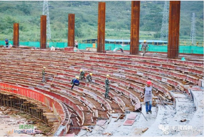 靖西中国-东盟乒乓主题体育公园加快建设，实景曝光。 - 靖西网