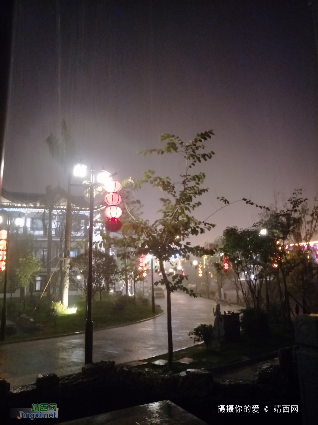 雨夜困古镇也拍几张。 - 靖西网