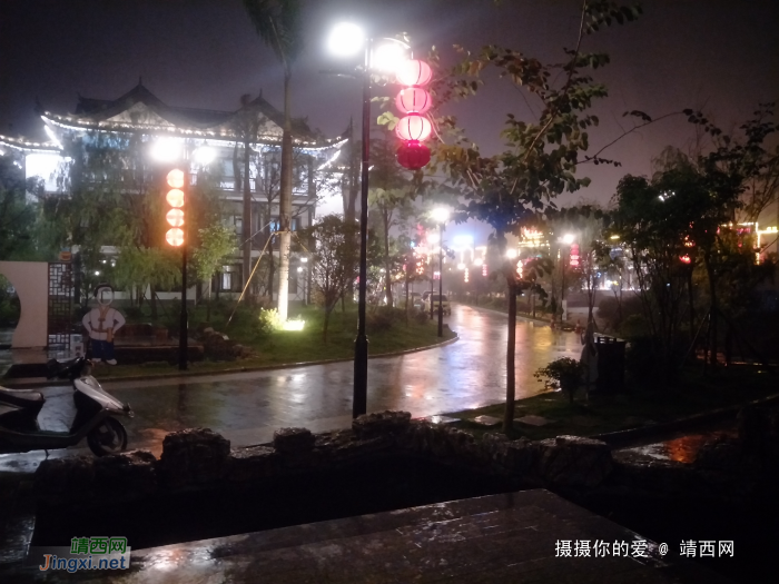 雨夜困古镇也拍几张。 - 靖西网