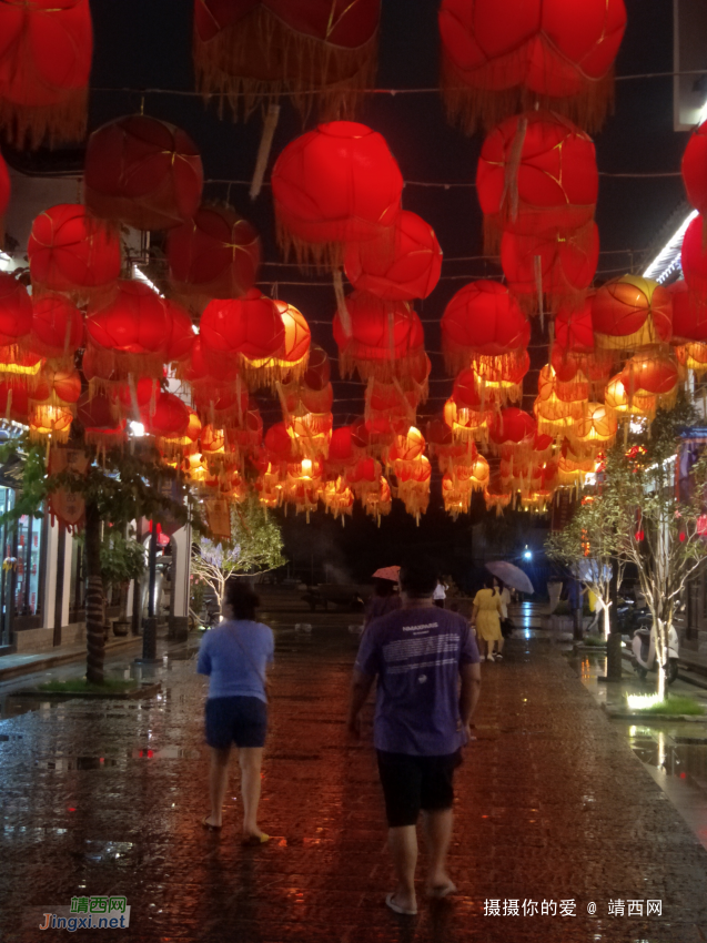 雨夜困古镇也拍几张。 - 靖西网