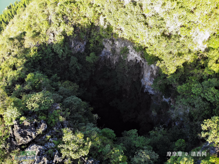 龙之眼，靖西市龙潭小天坑高清图片(上)。 - 靖西网