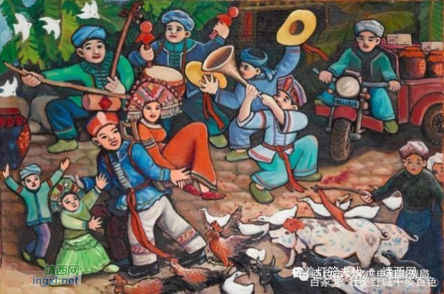 哇！广西靖西壮族农民画就要进京展出了！ - 靖西网