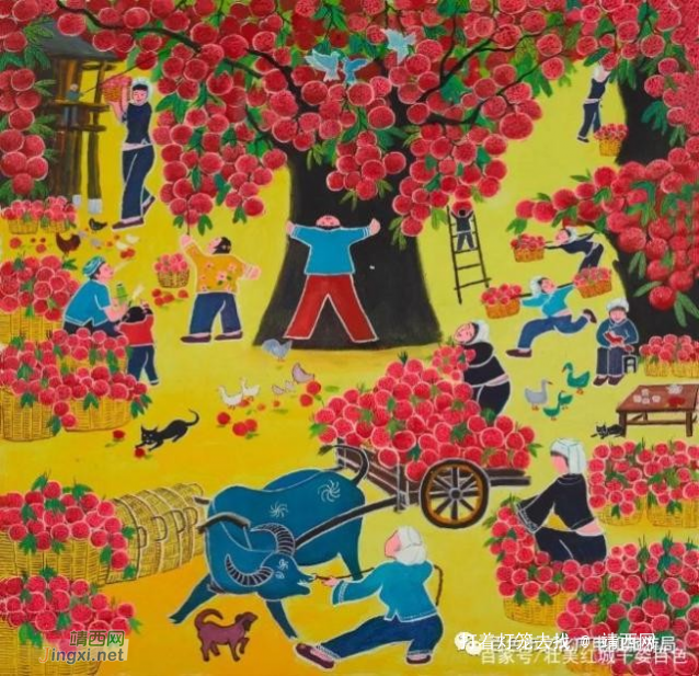 哇！广西靖西壮族农民画就要进京展出了！ - 靖西网