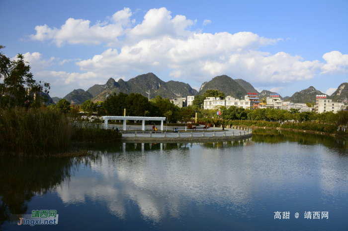 阳光正好，龙潭湿地公园的醉美 - 靖西网