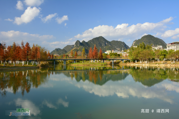 阳光正好，龙潭湿地公园的醉美 - 靖西网