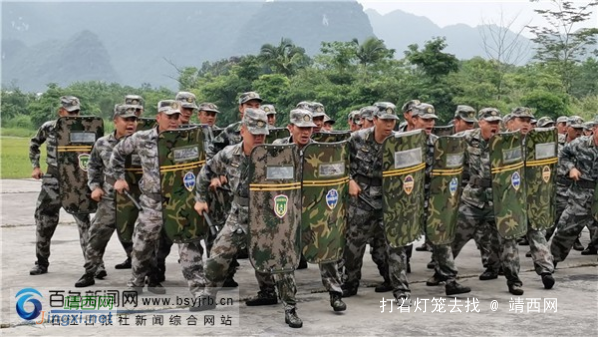 靖西市第一批民兵基地化轮训圆满结束 - 靖西网