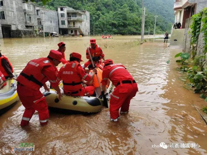 靖西市迅速组织力量抗洪救灾 - 靖西网