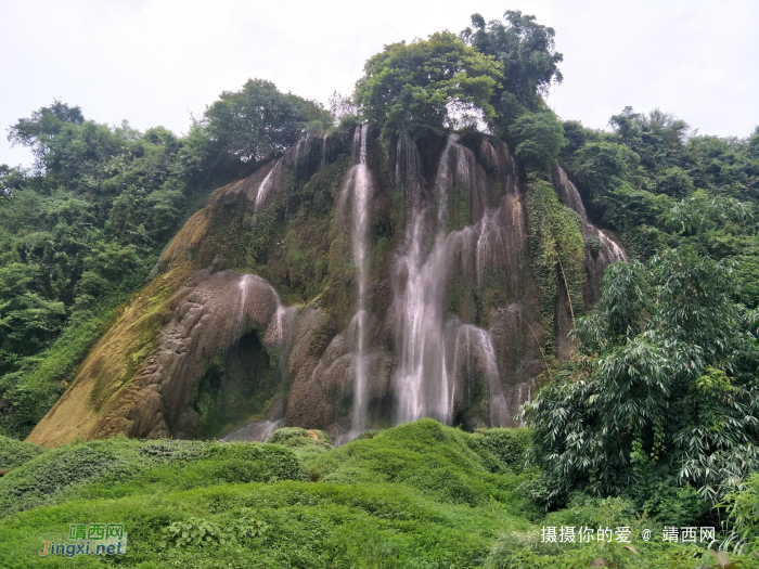 七月初和七月中的三叠岭瀑布有何不一样？ - 靖西网