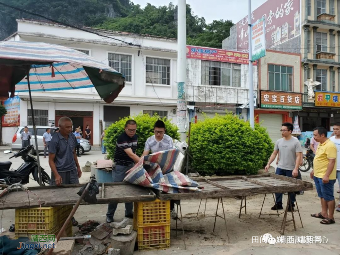 靖西市武平镇：整治重点街道及村屯环境，“洗洗脸”助力文明卫生城市创建 - 靖西网