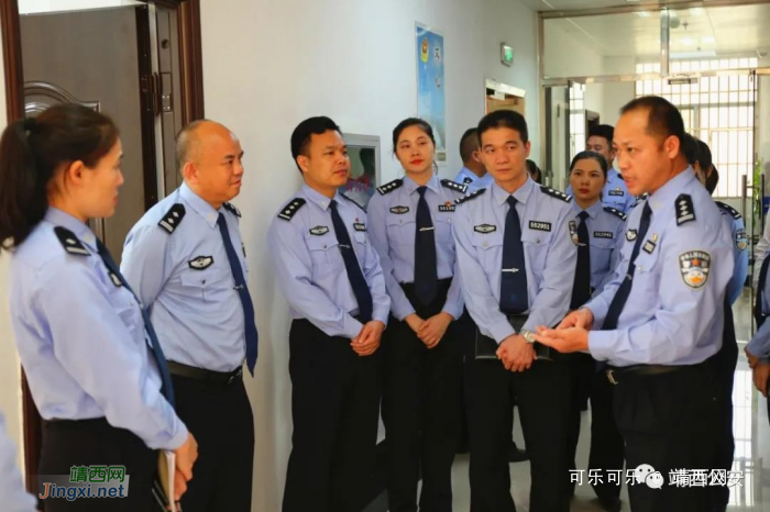 平南县公安局考察组到靖西市公安局开展警务交流活动 - 靖西网
