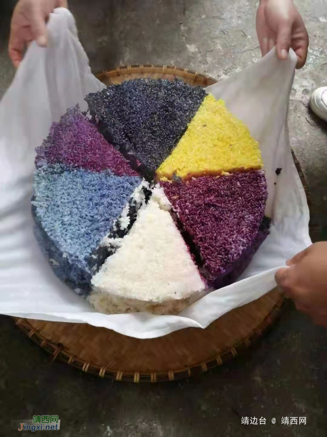 靖西十大名小吃五色糯米饭