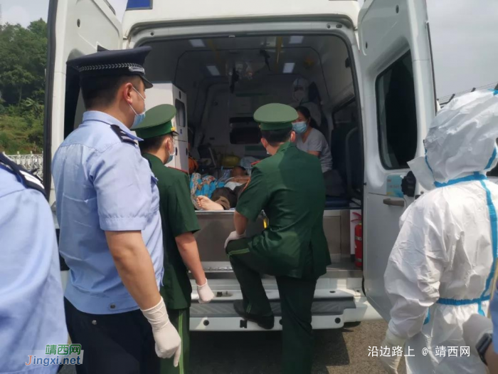 靖西市龙邦出入境边防检查站协助遣送1名越南籍重病人员出境 - 靖西网