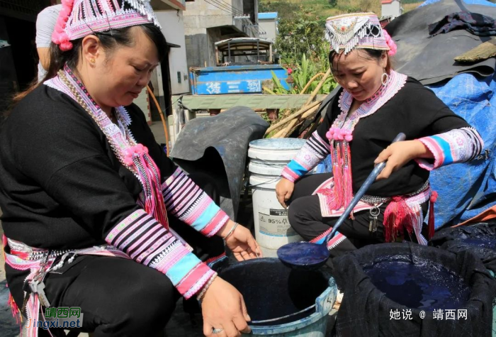 揭秘 - 桂西壮族古老传统的染布技艺 - 靖西网