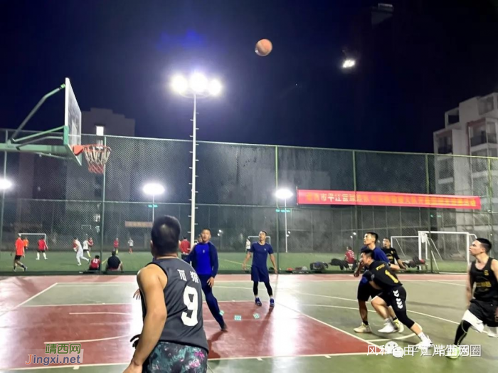 首次：靖西市平江篮球联队与消防救援大队开展篮球友谊赛 - 靖西网