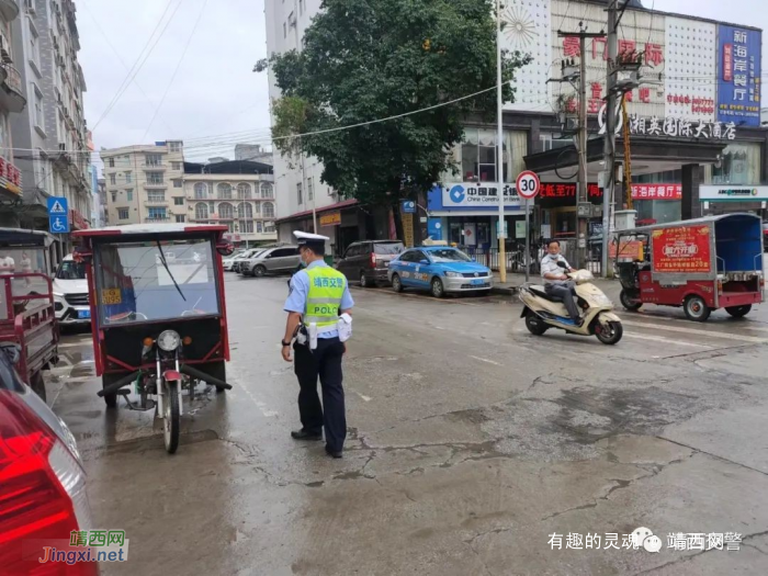 严查！靖西交警开展三轮摩托车道路交通违法整治行动.... - 靖西网