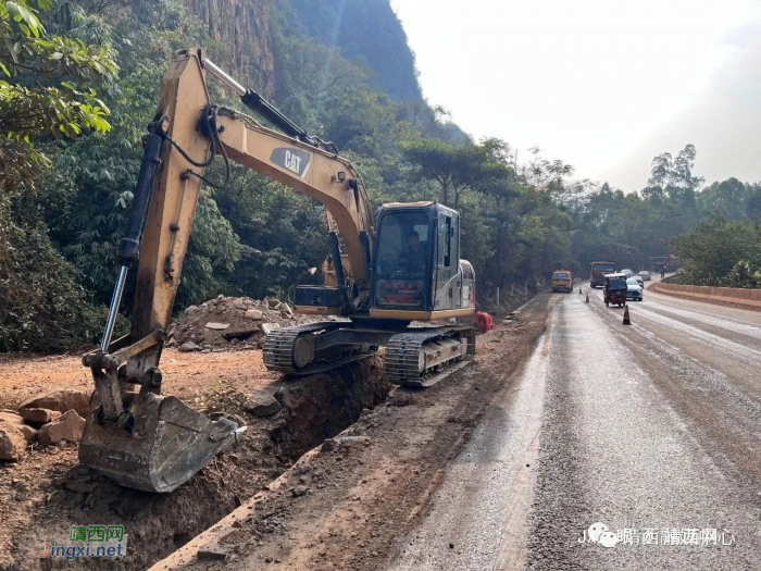 靖西：联合整治路域环境 合力改善通行条件 - 靖西网