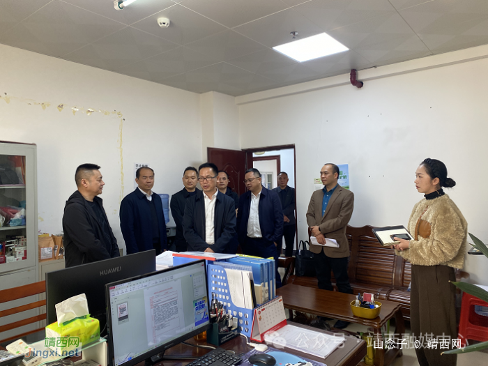 靖西市长刘永雄到市工信局就推动工业经济高质量发展开展调研 - 靖西网