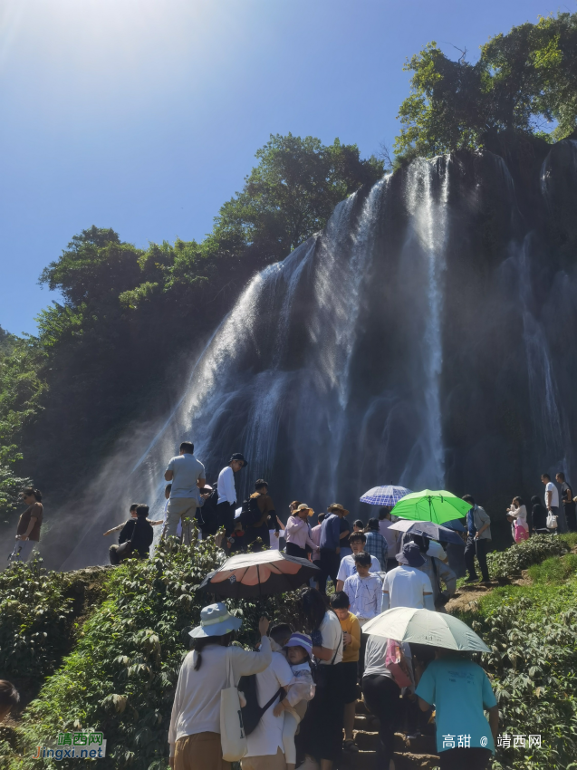 六月的三叠岭瀑布 - 靖西网