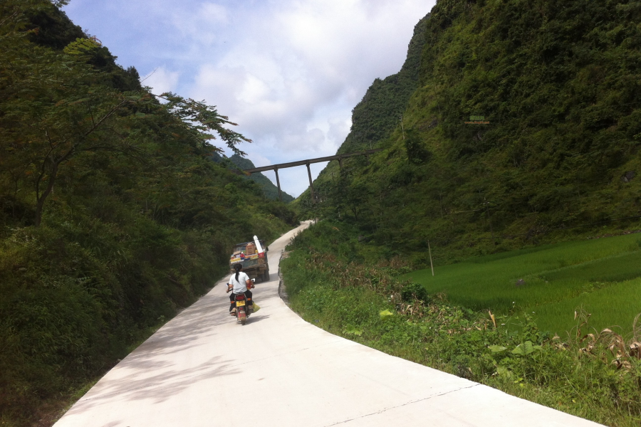 靖西 安德 马拔 南坡 水泥路，七月十四去马拔玩拍的 - 靖西市·靖西网