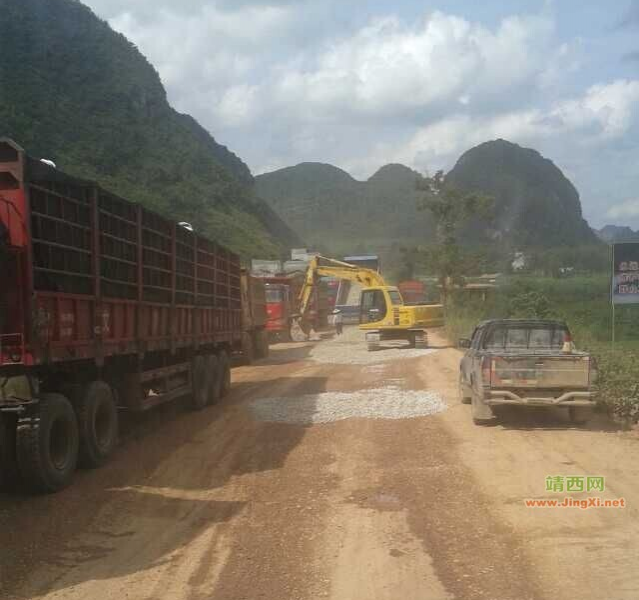 【百姓心声】铝厂那段路终于修了，希望能还靖西人出门方便、干净的二级路。 - 靖西市·靖西网