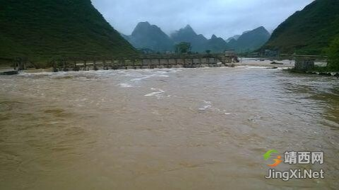 昨晚一场雨，今天老家又闹洪水了 - 靖西市·靖西网