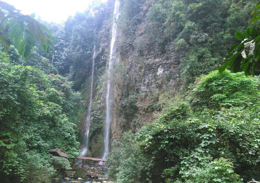 古龙山峡谷景区新开发一条冬季徒步游览线路 - 靖西市·靖西网