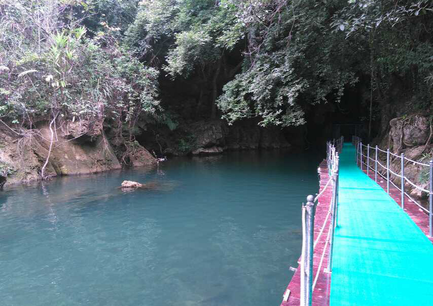 古龙山峡谷景区新开发一条冬季徒步游览线路 - 靖西市·靖西网