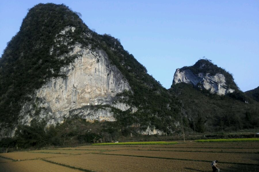 靖西的人面山，你是否见过？惟妙惟肖，还是个外国人！ - 靖西市·靖西网