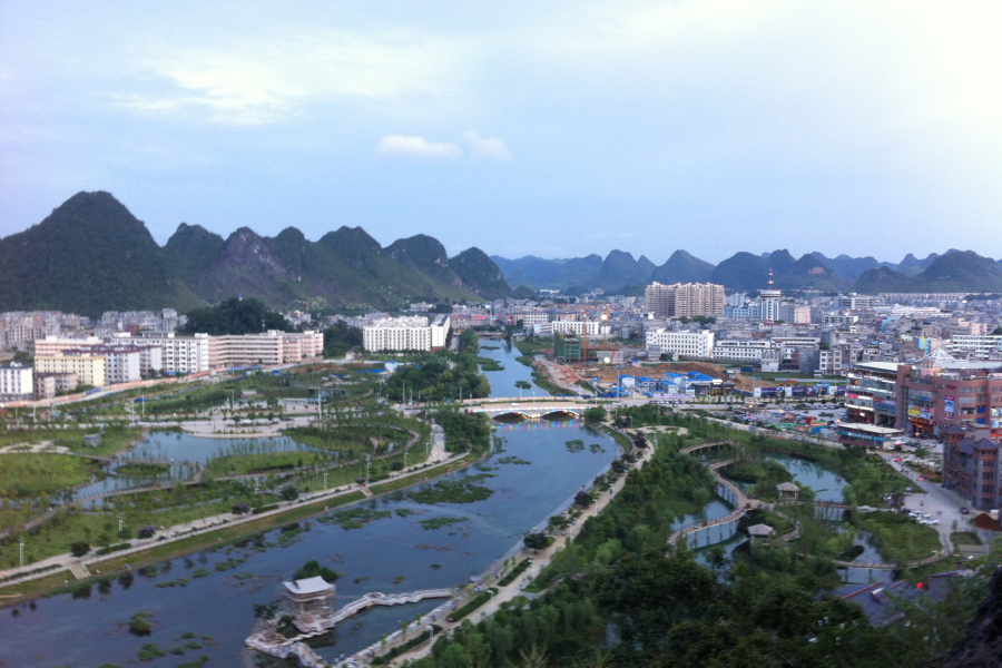 让你兴奋的湿地公园绿景，值得期待的靖西“鸟巢” - 靖西市·靖西网