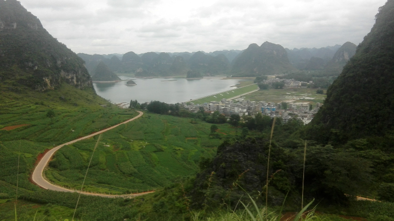 渠洋湖之夏-手机上的渠洋湖 - 靖西市·靖西网