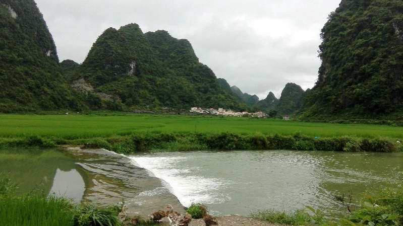 靖西其龙村大屯，中越边境上的美丽小山村。 - 靖西市·靖西网