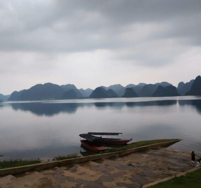 坏孩子渠洋湖一行，一年不见水更多了草也多了 - 靖西市·靖西网