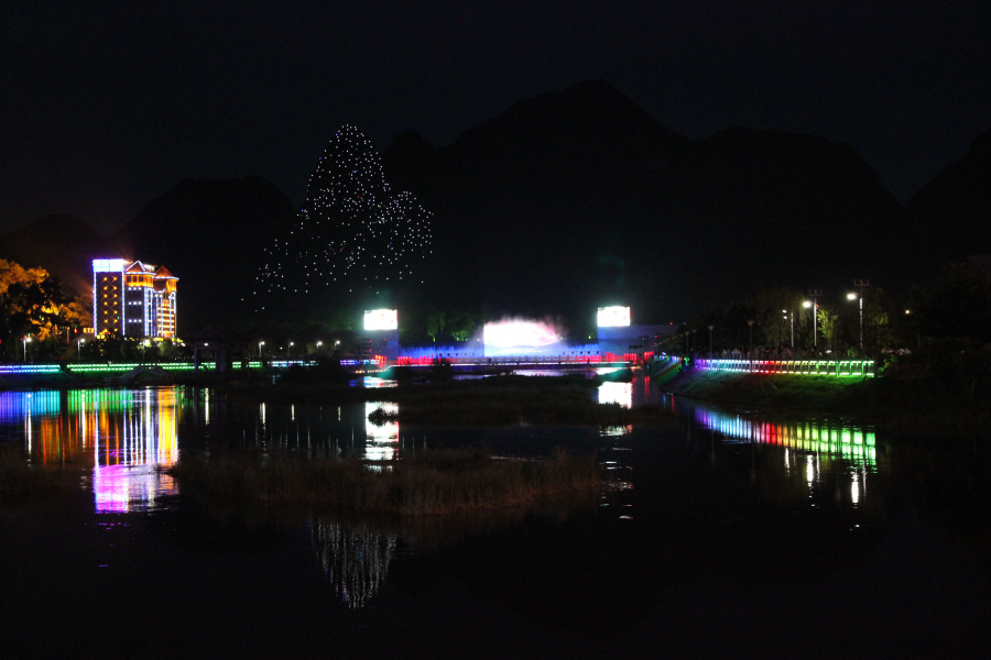 七夕夜，靖西的激情澎湃，龙潭公园的风流浪漫吸引了你和我 - 靖西市·靖西网