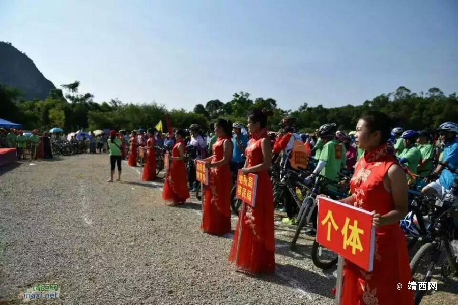 靖西渠洋湖骑行阵势 - 靖西市·靖西网