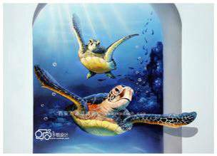 最平价承接幼儿园墙体绘画 - 靖西市·靖西网