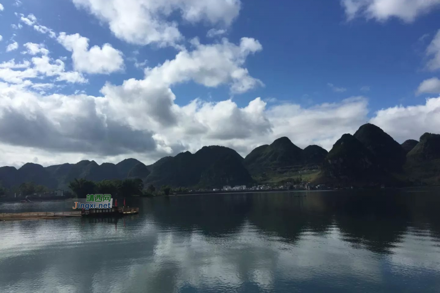 美丽的靖西渠洋湖，如果岛上有个山庄客栈就好了 - 靖西市·靖西网