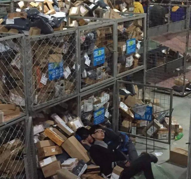 双十一过了吗？快递小哥的双十一才开始 - 靖西市·靖西网