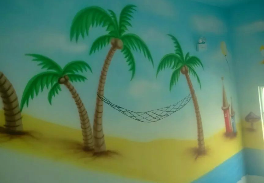 最平价承接幼儿园墙体绘画 - 靖西市·靖西网