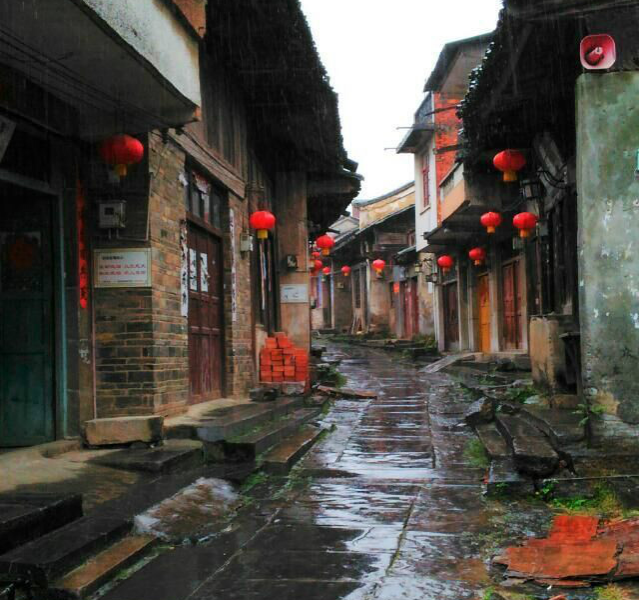 细雨纷飞，我不知道村落可以拍的这么美。 - 靖西市·靖西网