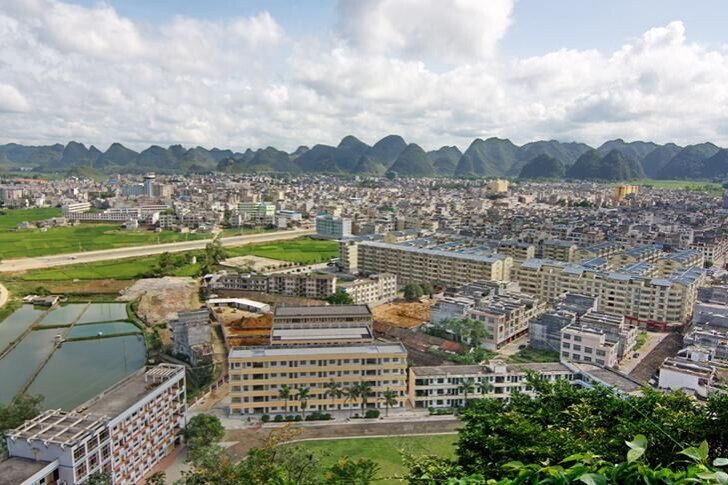 几年前的靖西，市民们是不是陌生了？ - 靖西市·靖西网